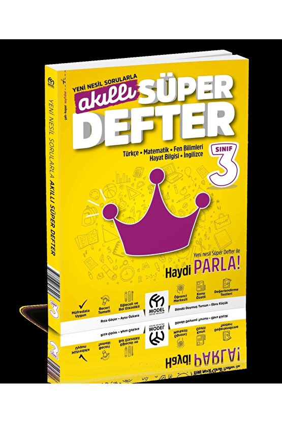 3. Sınıf Akıllı Süper Defter Tüm Dersler Güncel Baskı 2025