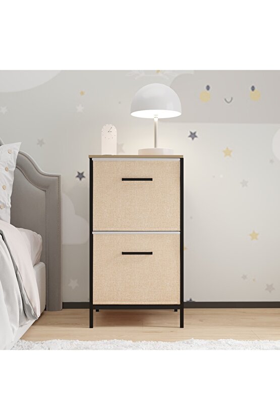 Çocuk 2 Çekmeceli Orta Boy Komodin Sehpa