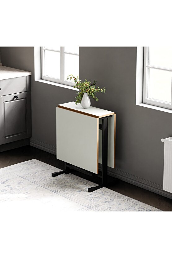 Katlanır Masa Mutfak Masa Kanatlı Kırma Masa