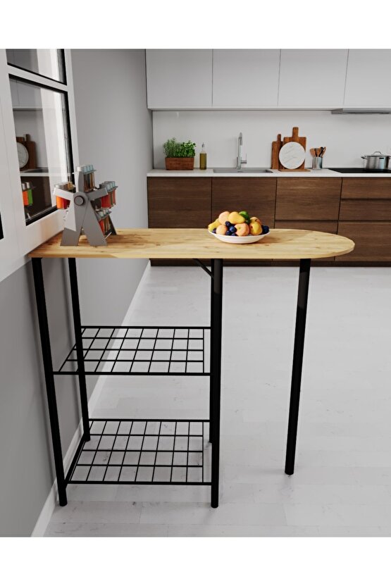 Mutfak Bar Masa 2 Kişilik Mutfak Masası Atlantik Çam 1310