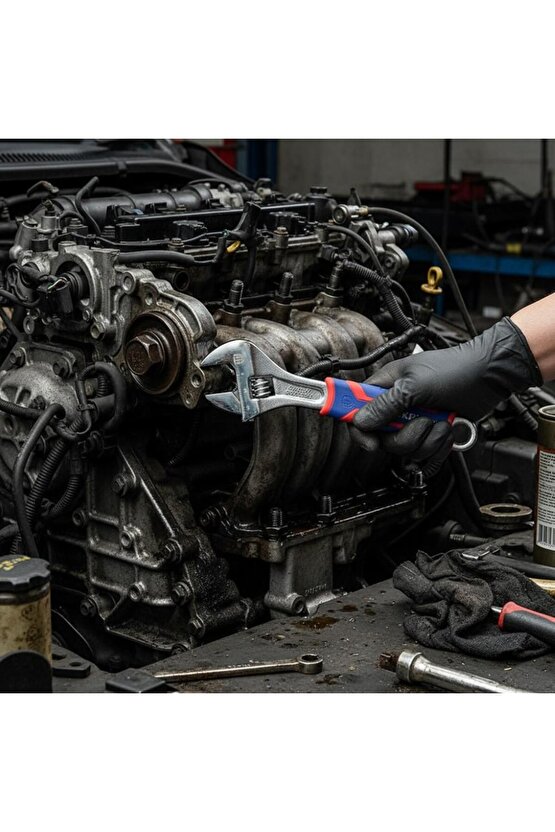 WP272011 200mm Cr-V Profesyonel Kurbağacık Anahtar