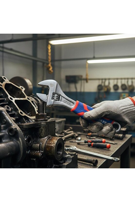 WP272012 250mm Cr-V Profesyonel Kurbağacık Anahtar