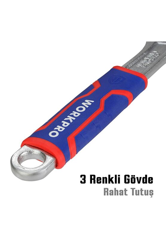 WP272013 300mm Cr-V Profesyonel Kurbağacık Anahtar