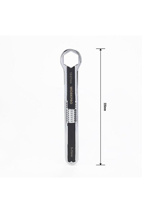 WP272016 527mm CR-V Üniversal Ayarlanabilir Çift Başlı Anahtar