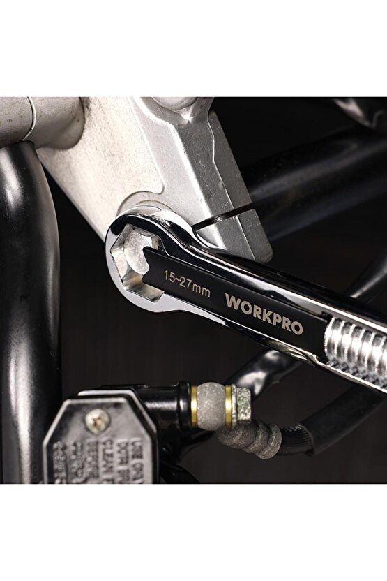 WP272016 527mm CR-V Üniversal Ayarlanabilir Çift Başlı Anahtar