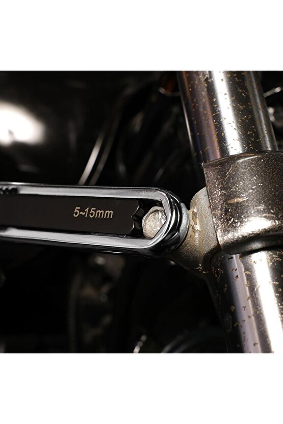 WP272016 527mm CR-V Üniversal Ayarlanabilir Çift Başlı Anahtar