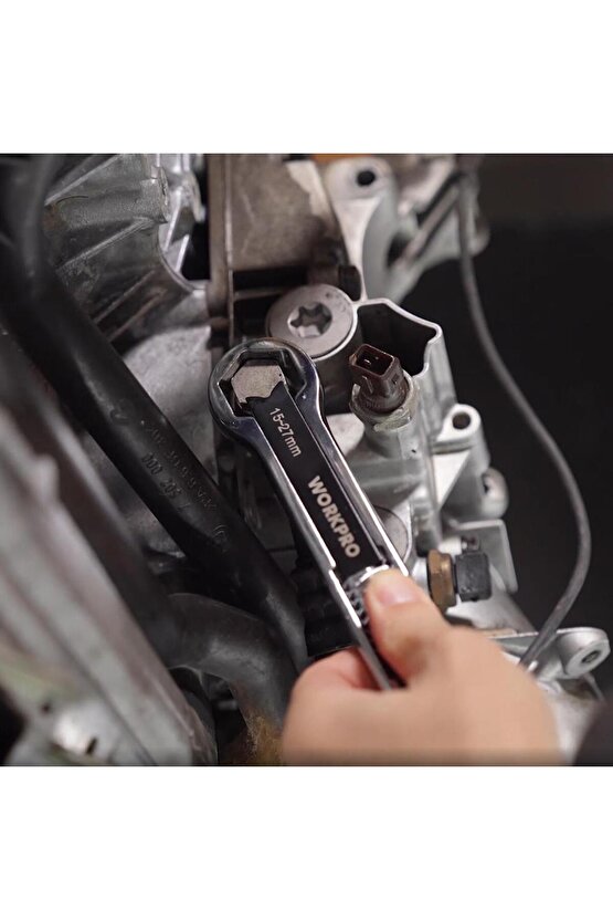 WP272016 527mm CR-V Üniversal Ayarlanabilir Çift Başlı Anahtar
