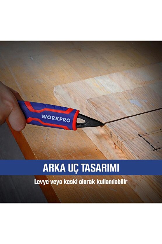 WP202574 2 Parça Otomatik Kilitlemeli Çok Fonksiyonlu Profesyonel Boru Anahtarı Levye Seti