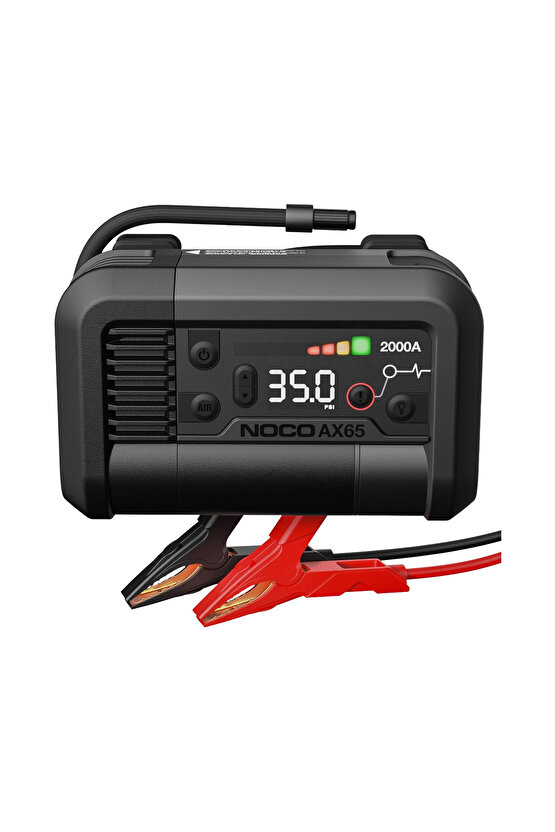 AX65 12V Lityum 2000Amp Akıllı Akü Takviye + Pompa + Powerbank + Led Lamba