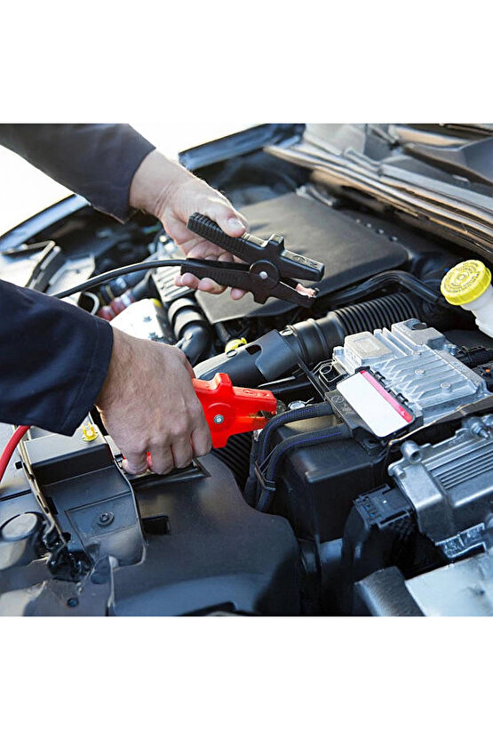 ML4002 6V12V24V 500Amper 2,5Metre 10mm² Akü Takviye Kablosu