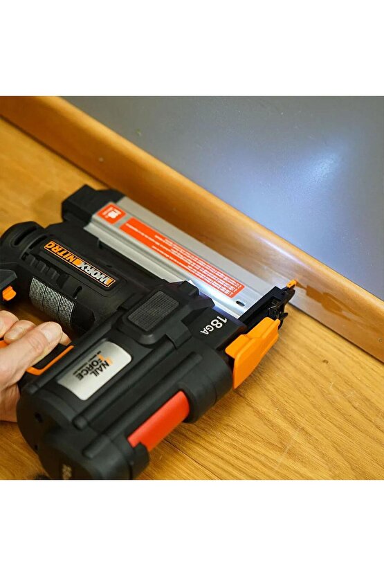 WX842.9 20Volt 15-50mm Prf. Şarjlı Çivi Çakma + 2700 Ad. Çivi (Akü ve Şarj Aleti Dahil Değildir)