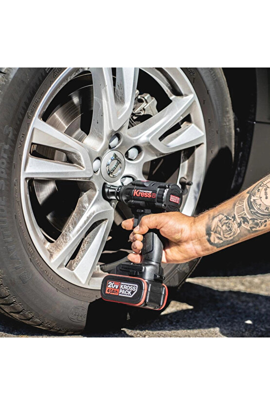 KH275 20Volt4.0Ah Li-ion Çift Akülü 500Nm Kömürsüz Profesyonel Şarjlı Somun Sıkma