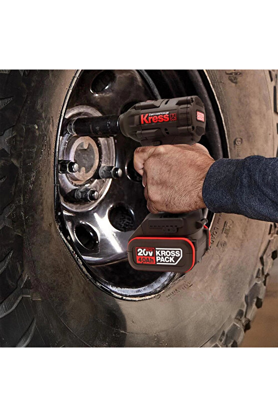 KH275 20Volt4.0Ah Li-ion Çift Akülü 500Nm Kömürsüz Profesyonel Şarjlı Somun Sıkma