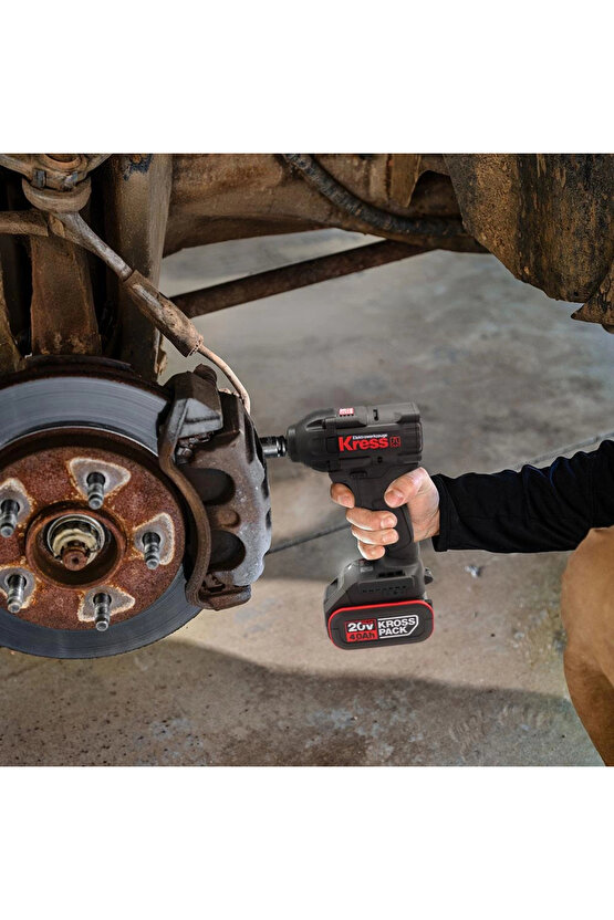 KH275 20Volt4.0Ah Li-ion Çift Akülü 500Nm Kömürsüz Profesyonel Şarjlı Somun Sıkma