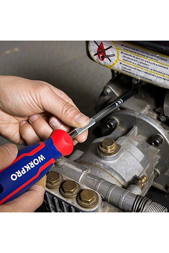 WP221016 5.5x100mm CR-V Manyetik Profesyonel Düz Tornavida