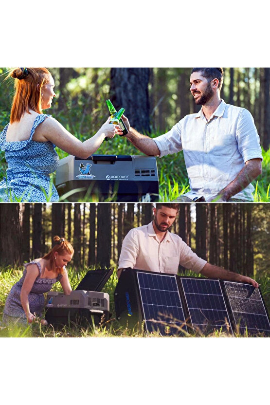 PX50 1224220Volt 50Litre Kompresörlü Tekerlekli Outdoor Oto Buzdolabı (Akü Dahil Değildir