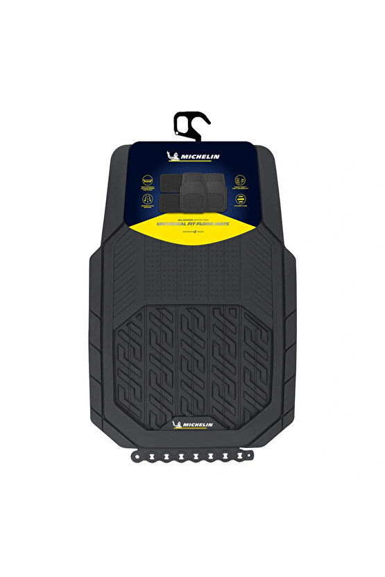 MC34587 Tüm Araçlara Uyumlu 4 Parça Üniversal 3D Havuzlu Oto Paspas