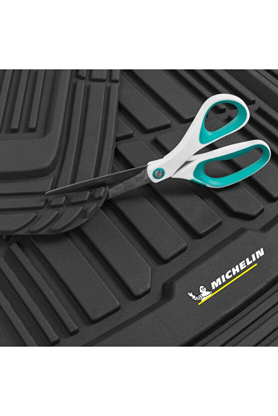 MC34587 Tüm Araçlara Uyumlu 4 Parça Üniversal 3D Havuzlu Oto Paspas