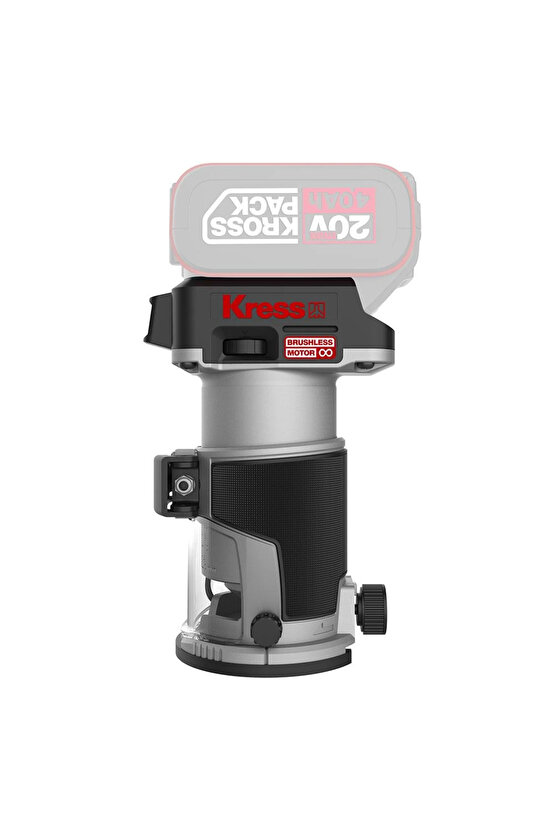 KUD26.91 20Volt Kömürsüz 68mm Devir Ayarlı Şarjlı Profesyonel Avuç İçi El Frezesi Formika Tır