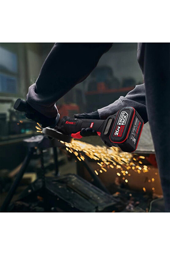 KUH04.1 20Volt 5.0Ah. Li-ion Çift Akülü 125mm Kömürsüz Profesyonel Devir Ayarlı Alttan Tetikli