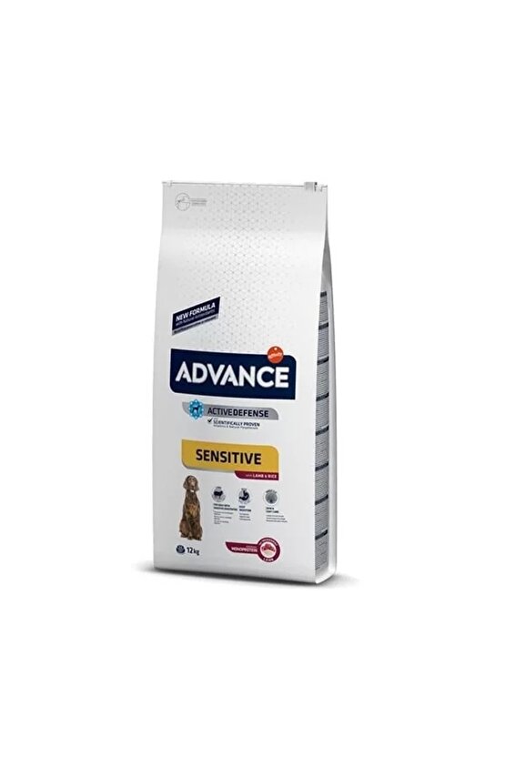 Sensitive Kuzu Etli Hassas Yetişkin Köpek Maması 12 Kg
