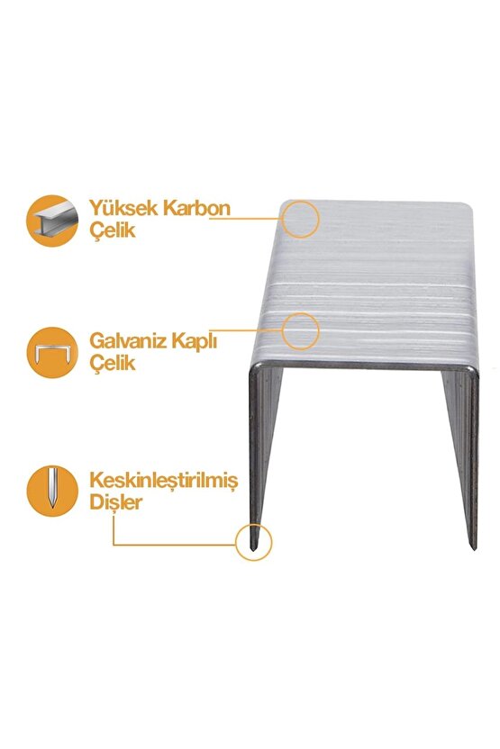 KBZ208 8mm 2500 Adet 200 Serisi Ağır Hizmet Tipi Zımba Teli