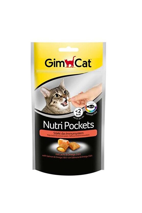 Nutri Pockets Somon Omega 60 gr Kedi Ödül Tableti