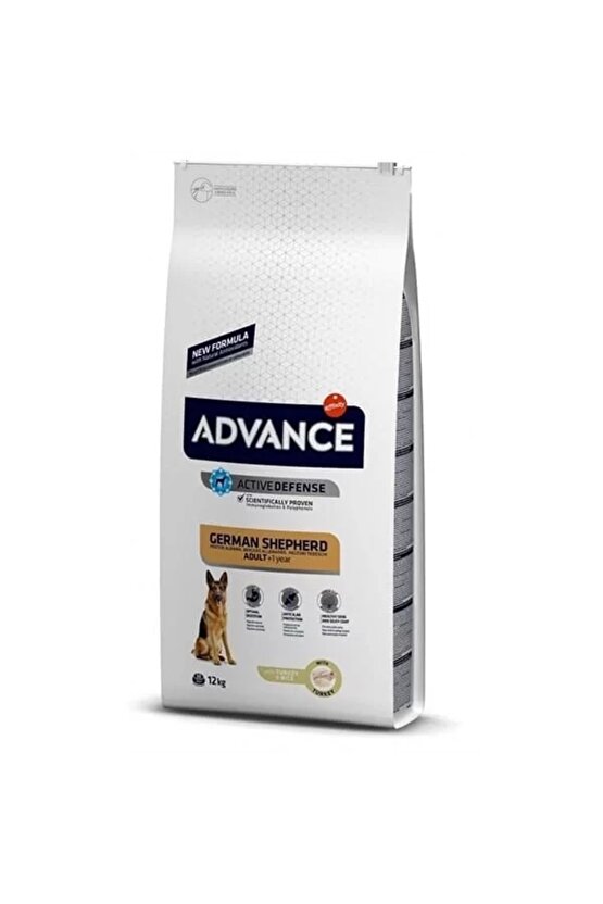 German Shepherd Hindi Etli Yetişkin Köpek Maması 12 Kg