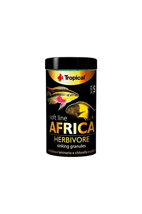 Softline Africa Herbivore Granül Balık Yemi 100 Ml