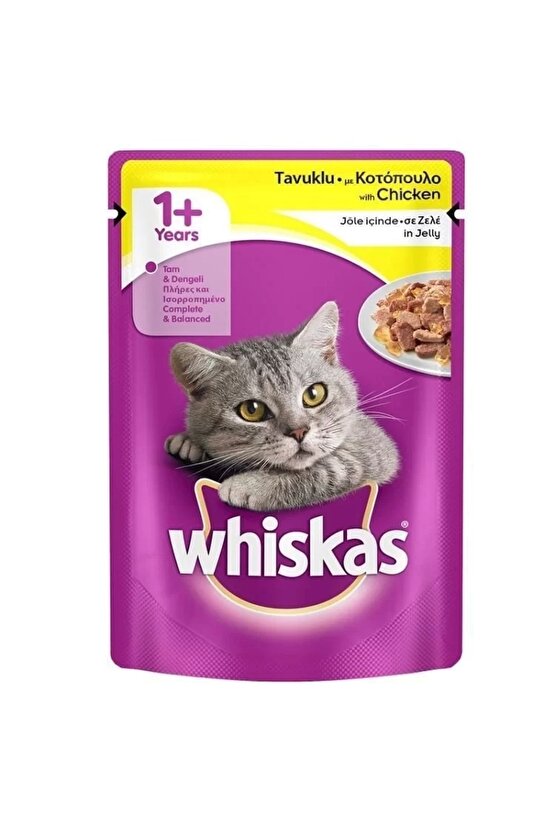 Pouch Tavuklu Ve Hindili Yetişkin Kedi Konserve Maması 85 gr 4x
