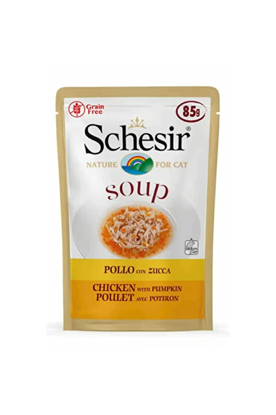 Yabani Ton Balıklı ve Balkabaklı Kedi Çorbası 1 Adet-85 Gr