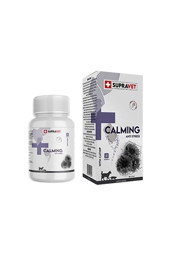 Calming Vitamin D + Catnip Kedi ve Köpek Sakinleştirici Tablet 75 Adet