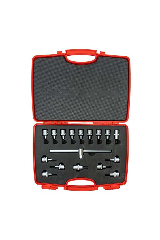 IZELTAS 12 12 Lokmalı Allen ve Torx Uç Takımı 17 Parça