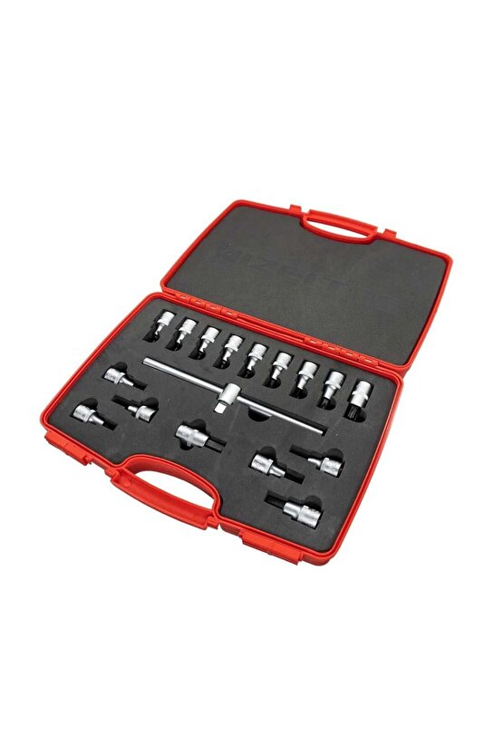 IZELTAS 12 12 Lokmalı Allen ve Torx Uç Takımı 17 Parça