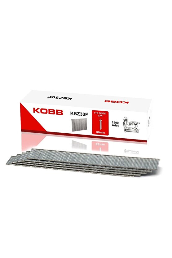 KBZ30F 30mm 2500 Adet FEJ8 Serisi Ağır Hizmet Tipi Kesik Başlı Çivi