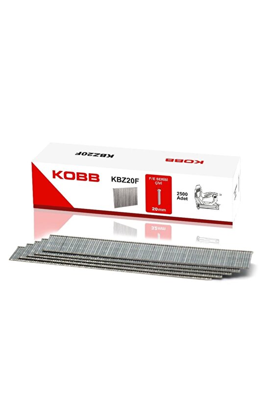 KBZ20F 20mm 2500 Adet FEJ8 Serisi Ağır Hizmet Tipi Kesik Başlı Çivi