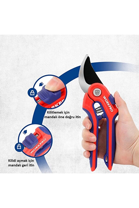 WP332009 Profesyonel Bağ Bahçe Dal Budama Makası