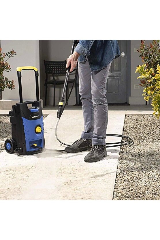 MPX19ELP 1900Watt 140Bar Profesyonel Basınçlı Yıkama Makinesi + ZeminAraç Yıkama Fırçası