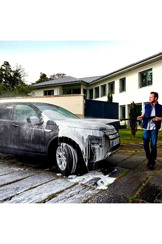 MPX19ELP 1900Watt 140Bar Profesyonel Basınçlı Yıkama Makinesi + ZeminAraç Yıkama Fırçası