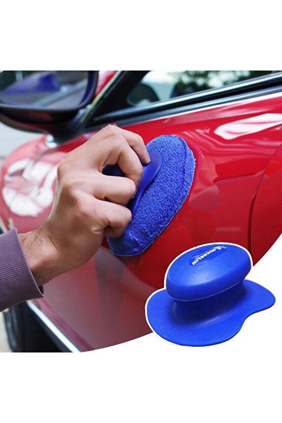 MC3510 3 Parça 130mm Velkro Cırtlı Mikrofiber Oto Yıkama, Parlatma ve Cila Süngeri