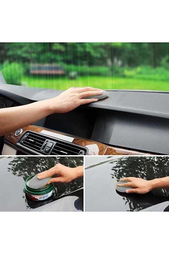 MC3510 3 Parça 130mm Velkro Cırtlı Mikrofiber Oto Yıkama, Parlatma ve Cila Süngeri