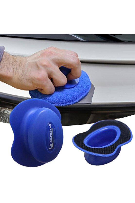 MC3510 3 Parça 130mm Velkro Cırtlı Mikrofiber Oto Yıkama, Parlatma ve Cila Süngeri