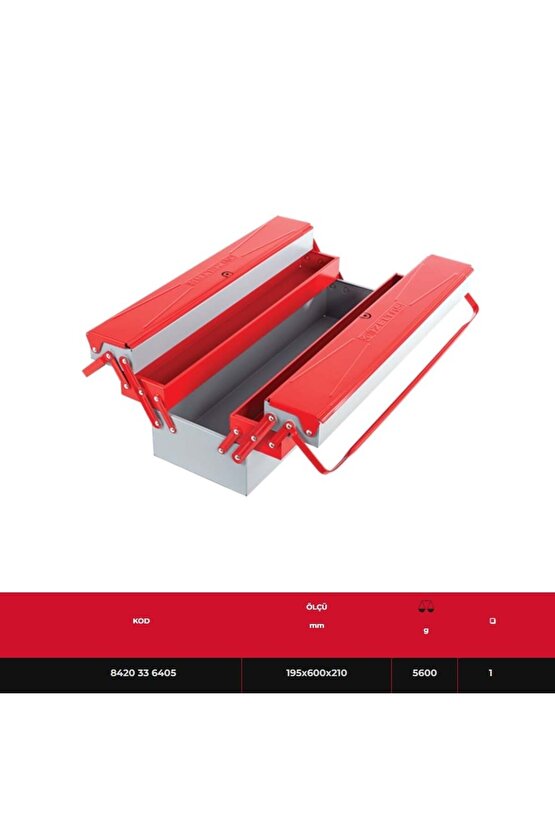 IZELTAS Takım Çantası 5 Gözlü Uzun 600 mm