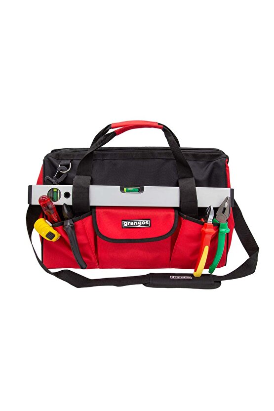 GRC06 16 Fermuarlı Bez Alet Taşıma Çantası