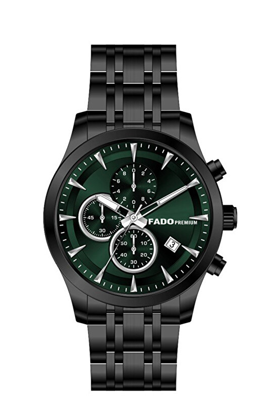 & 00006  Erkek Kol Saati Siyah Çelik Kordon