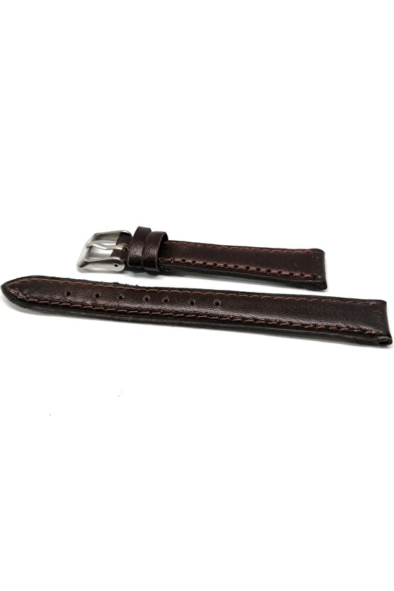 Casio  ve Her Türlü Saate Uygun 16   mm Saat kordonu kahverengi