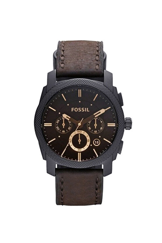 60-fossil Uyumlu Hakiki < 9 >deri Saat Kordonu 22 Mm Kahverengi