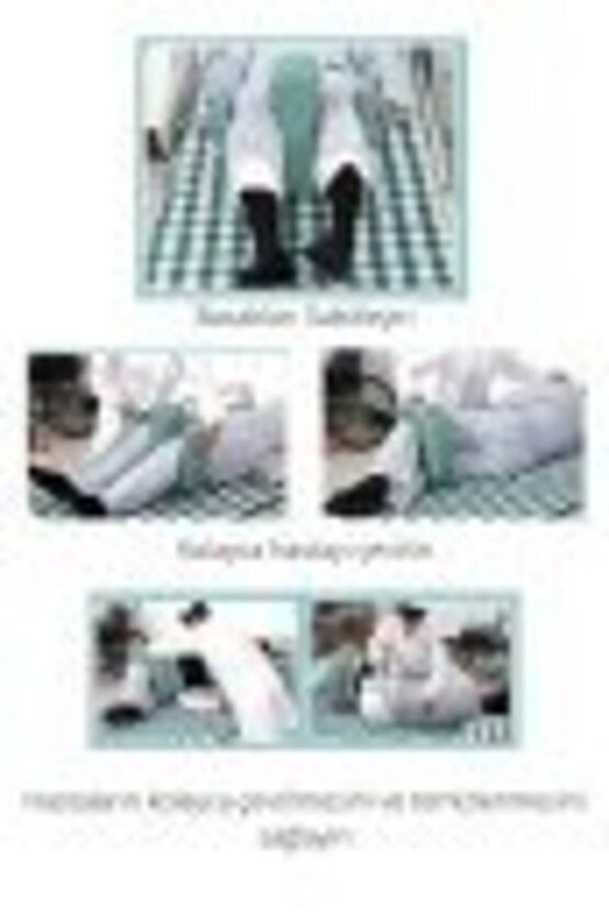 Suni Deri Kaplama Medikal Hasta Çevirme Döndürme Kaldırma Yastığı Yardımcı Medikal Ekipman