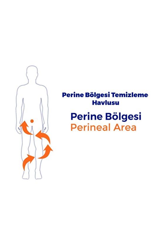 Perine Bölgesi Temizleme Havlusu Extra Geniş 50li