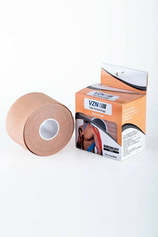 Sport Tape Ten Rengi Kinezyo Sporcu Bandı Ağrı Bandı 5 Metre X 5 Cm